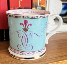 ROYAL COLLECTION CHARLES & CAMILLA ROYAL WEDDING 2005 MUG RIGHT DATE FINE CHINA