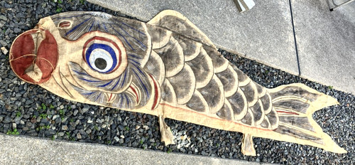 Koinobori black carp streamers - koinobori,