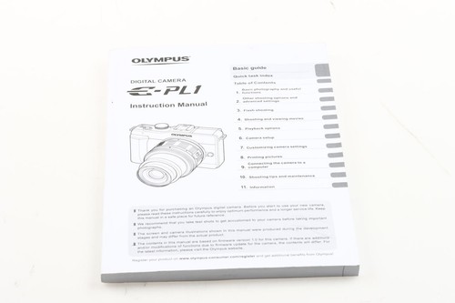 Olympus pl1 digital camera - e-pl1,