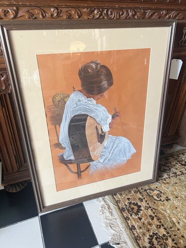 Original acrylic artwork woman - original,