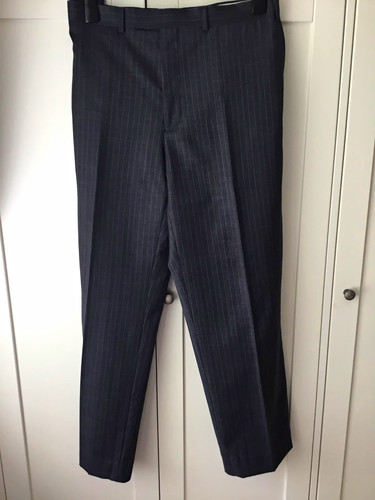 Marks spencer grey pinstripe - &,