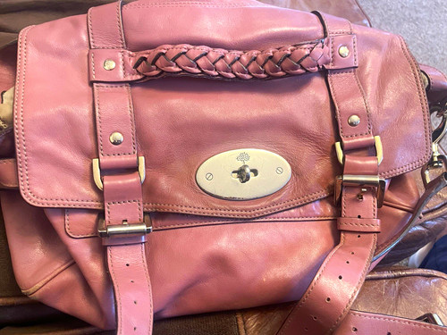Mulberry pink leather shoulder - pink,