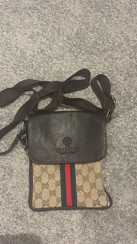 Gucci men leather crossbody - gucci,
