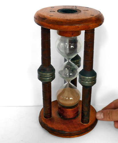 Vintage bobbin hourglass - bobbin,