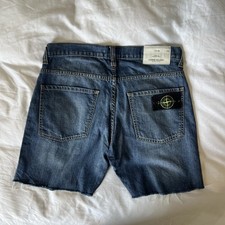 Stone Island Denim Shorts