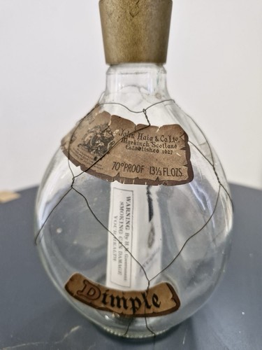 Dimple glass bottle - dimple,