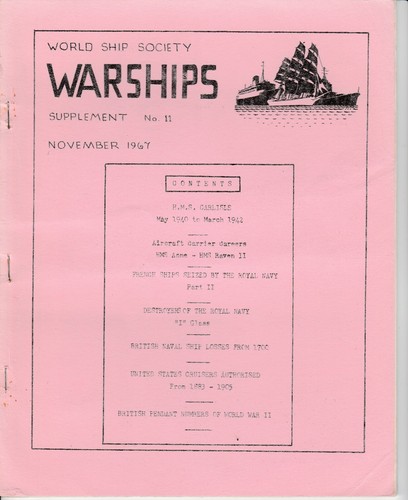 World ship society warships - ship,