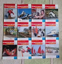 Meccano Magazines, 12 Copies, 1964, 1965.
