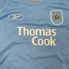 Rare Original Manchester City 2004/2005/2006  Home Football Shirt JL Boys