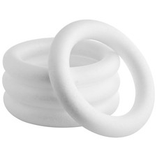 4 Pack Foam Wreath Forms, 25.4