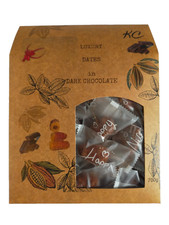 Dates in dark chocolate luxury