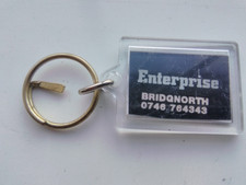 VW/Audi Quattro 'Enterprise Bridgnorth' dealer keyring, 1980s, light wear.