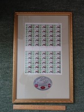 1997 TTRA BOB McIntyre Lap of Honour plaque ISLE OF MAN TT + Geoff Duke GILERA