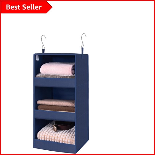 Portable navy hanging - navy, wardrobe
