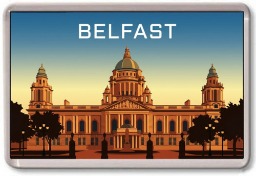 Fridge magnet belfast city - fridge,