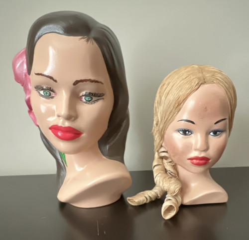 Ceramic female wig - female,