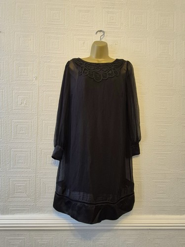Monsoon black lined sheer - monsoon,