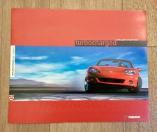 2004 MAZDA MAZDASPEED TURBOCHARGED MX-5/MIATA FOLD OUT BROCHURE - US MARKET 