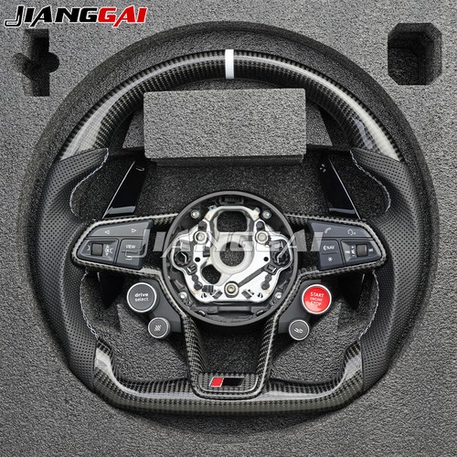 Carbon fiber steering wheel - carbon,