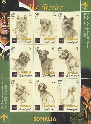 Dog terrier 2002 - mnh, stamp