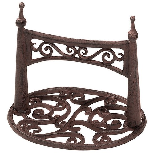 Rustic cast iron boot - boot, welly