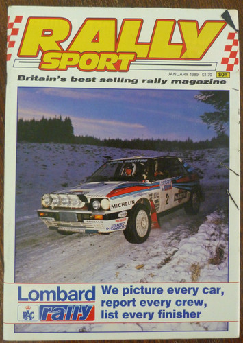 Rally sport magazine 1989 - magazine,