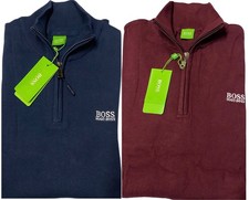 HUGO BOSS BRAND NEW LONG SLEEVE QUARTER ZIP JUMPER