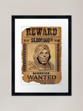 Scorpion Wanted Poster -