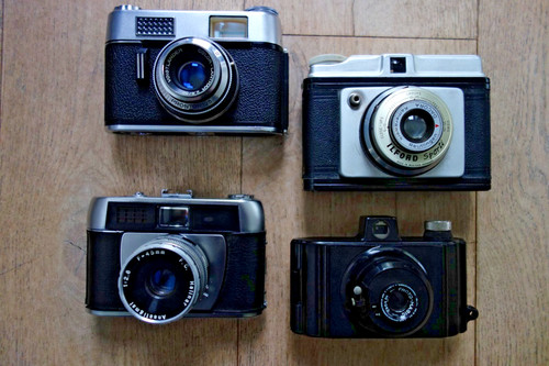 Lot vintage 35mm cameras - lot, of
