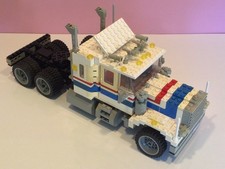Used Vintage 1986 LEGO Model Team Highway Rig (5580) complete with instructions