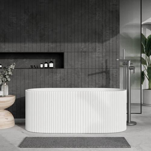 Modern oval freestanding bath - oval,