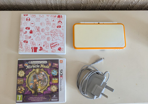 Nintendo 2ds white orange - nintendo,