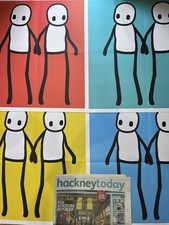 Stik Hackney Today 4x Posters
