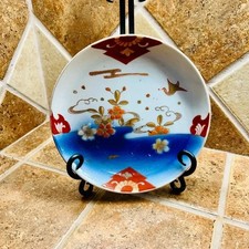 Imari Japanese Porcelain Charger Hand Painted Plate 12” Floral Antique