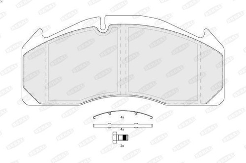 Brake pad set disc - set,,