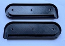 Slimline tambour door spirals