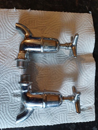 Pair bib taps reclaimed - -,
