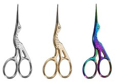 Stork Embroidery Scissors And