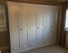 Wardrobe - Painted 6 door full