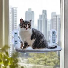 Cat Window Bed with 4 Suction Cups, Folding Window Perch Hammock for Cats Sturdy