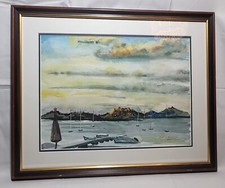 Watercolour Loch Lake District