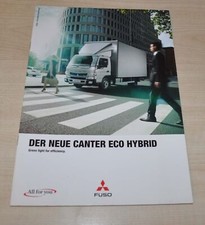 2012 2013 Mitsubishi Fuso Canter Eco Hybrid Trucks Sales Brochure Prospekt DE