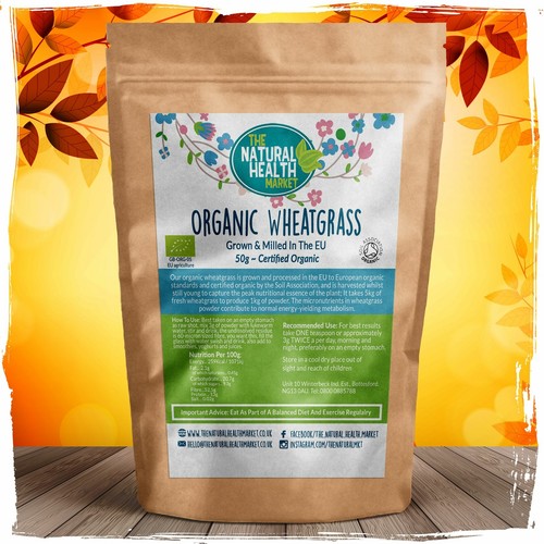 Organic wheatgrass powder - wheatgrass,