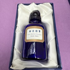 John Bell & Croydon Antique Blue Cobalt Darlington Glass Medicine Bottle.  (B18)