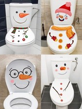 Snowman Toilet Seat vinyl
