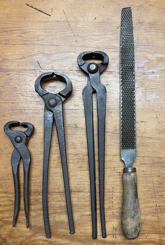 Vtg farrier tool lot - vtg,