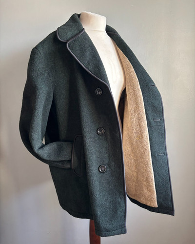 Vintage wool over coat - vintage, 44