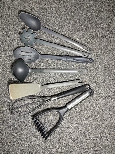 Black grey plastic - plastic, set