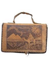 Vintage 1930s/1940s Egyptian Tourist Bag With Matching Purse