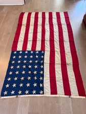 Vtg star american flag 5x8 - 48,